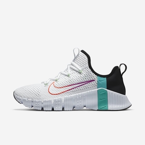 Chaussure De Crossfit Nike Free Metcon 3 Blanche 1538-204 White/Flash Crimson/Hyper Jade/Hyper Violet Homme | OGA-51002756